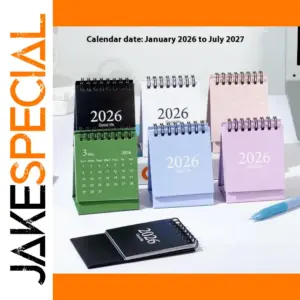 Mini Desktop Calendar 2026 with Morandi Colors