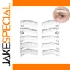 Eyebrow Shaping Templates Set - Reusable PVC