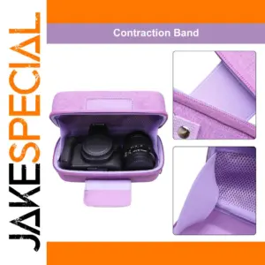 Vibrant Purple DSLR Camera Case for Canon EOS Rebel T7