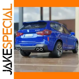 Blue BMW X3 M Model Car 1:32 Scale