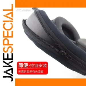 Black Leather Headband Cover for Sennheiser PXC 550 II