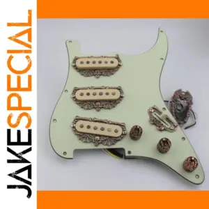 Gothic Bronze Electric Guitar Control Panel