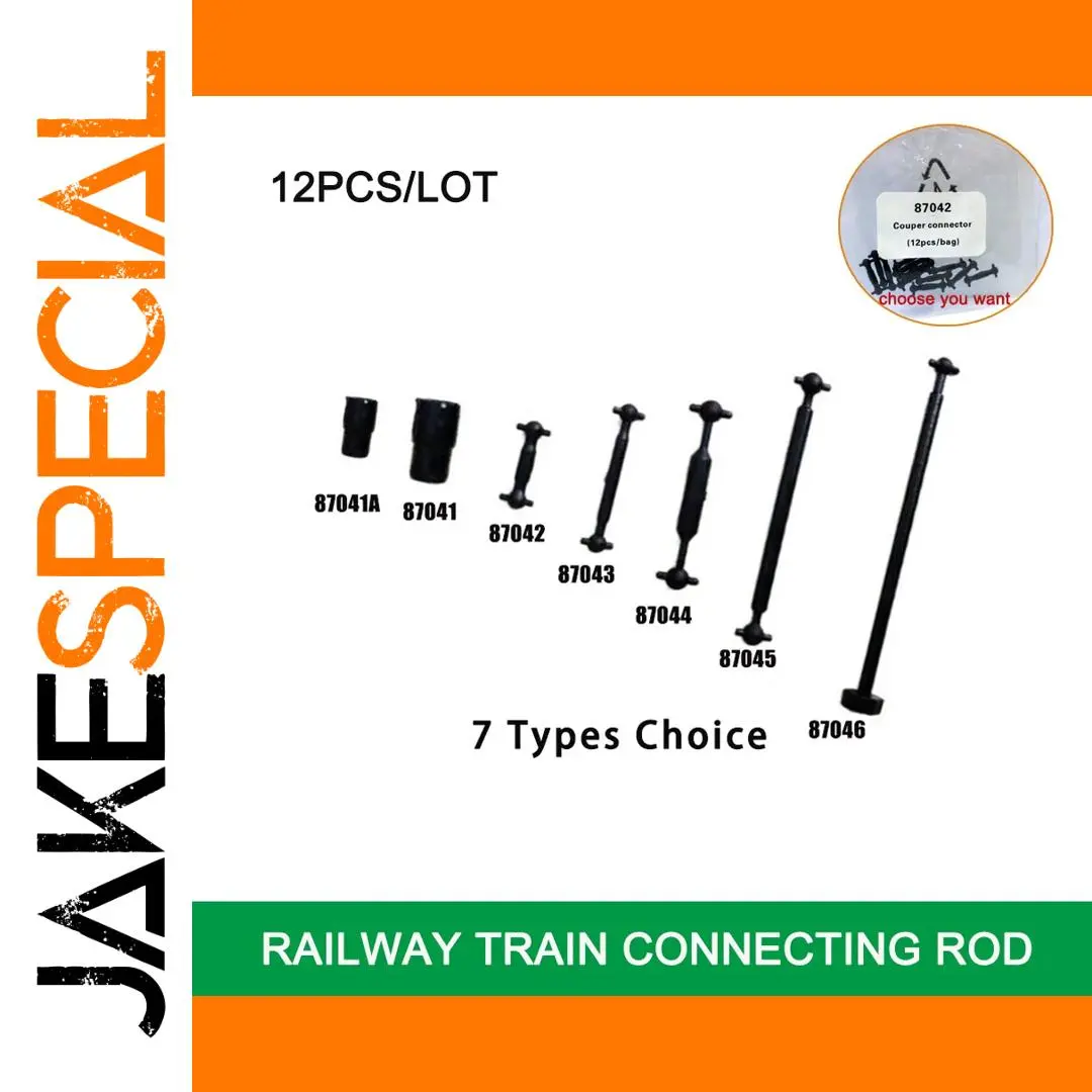 HO Scale 1:87 Coupler Connectors Set (12 Pieces) 1 HO Scale 1:87 Coupler Connectors Set (12 Pieces)