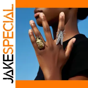 Bold Insect-Themed Adjustable Ring