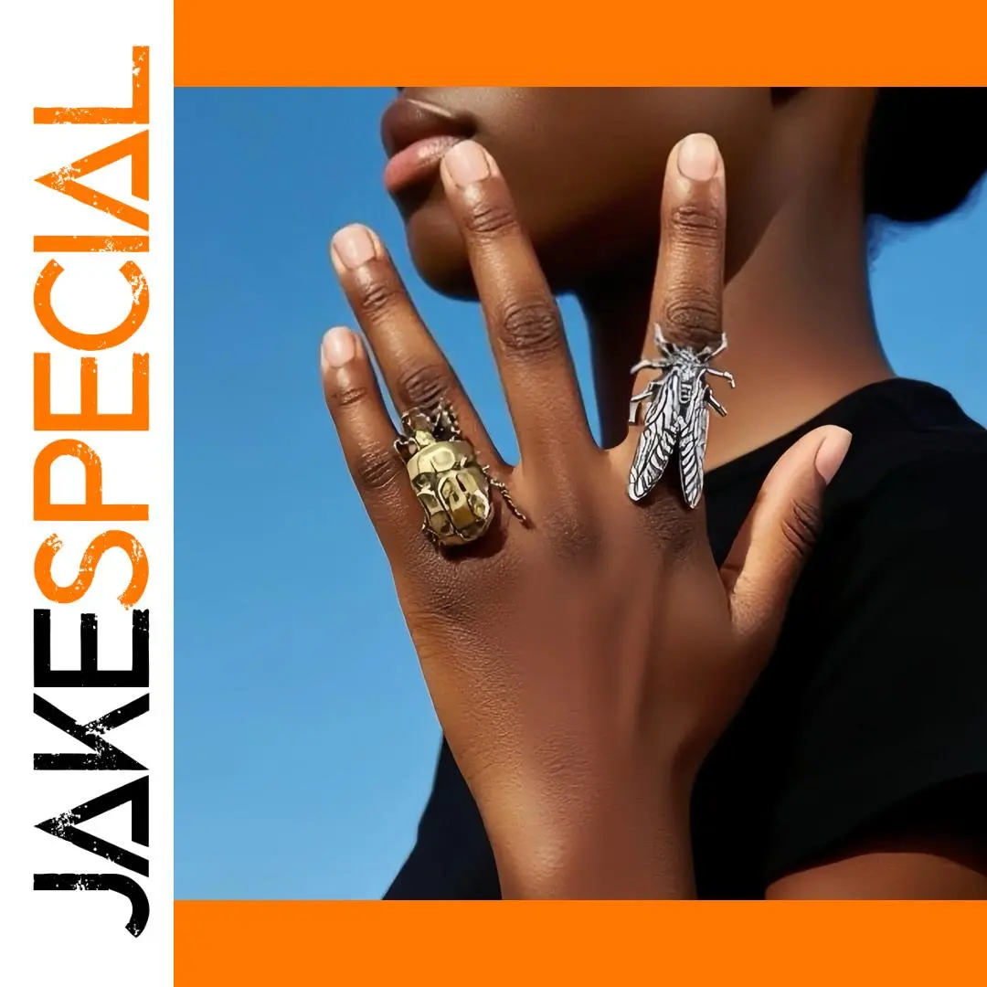 Bold Insect-Themed Adjustable Ring 1 Bold Insect-Themed Adjustable Ring