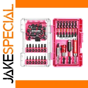56-Piece Impact Screwdriver Set with Magnetic Holders