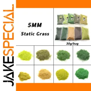 Realistic Static Grass for Model Layouts