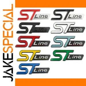 Stylish 3D ST LINE Badge for Ford Cars