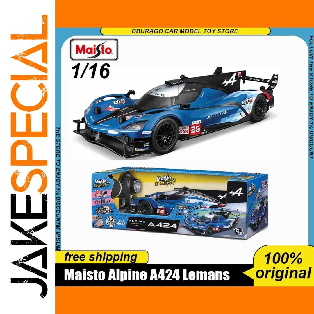 1:16 Scale Die-Cast Alpine A424 & Ferrari 499p RC Car 1 1:16 Scale Die-Cast Alpine A424 & Ferrari 499p RC Car
