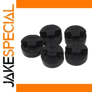 Set of Five Black Rubber Violin Mutes