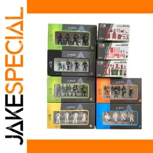 Colorful 1:64 Scale Miniature Figures Set
