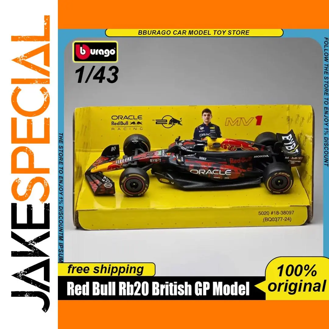 Red Bull RB20 F1 Model 1:43 Scale Collector's Replica 1 Red Bull RB20 F1 Model 1:43 Scale Collector's Replica
