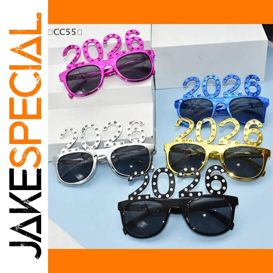 2026 Celebration Glasses with Rhinestones 1 2026 Celebration Glasses with Rhinestones