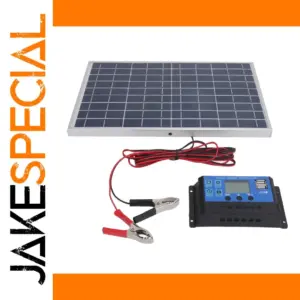 10W Outdoor Waterproof Solar Panel with Charge Controller