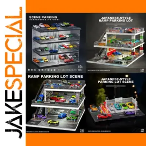 1:64 Scale Miniature Parking Lot Model