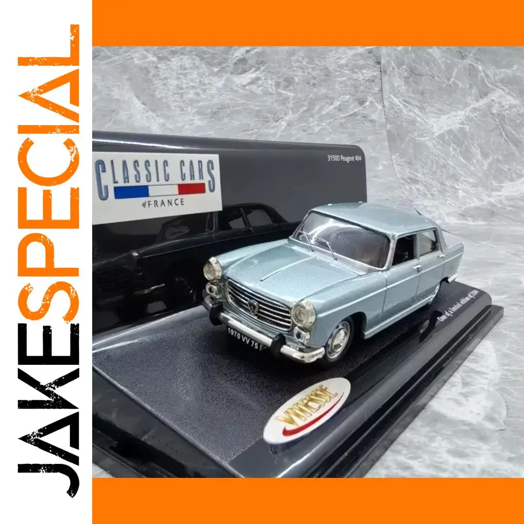 Vintage 1970 Peugeot 404 Diecast Model 1:43 Scale 1 Vintage 1970 Peugeot 404 Diecast Model 1:43 Scale
