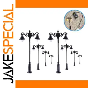 Vintage Miniature Lamps Set for HO Scale Models
