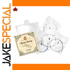 Premium KING LION Viola Strings V122 for Bright Tone
