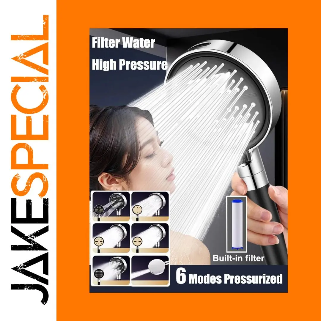 Modern Chrome Water-Saving Shower Head 1 Modern Chrome Water-Saving Shower Head