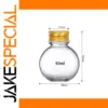 Clear Bulb-Shaped Holiday Decoration Bottle