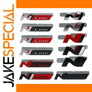 Hyundai N Line Emblem - 3D Metal Badge