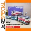 Vintage Electric Toy Train Set with Alloy Locomotives