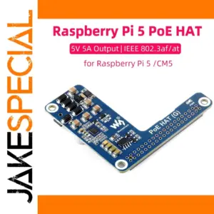 Raspberry Pi 5 PoE HAT for Network and Power
