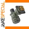 MIL STD 4-Pin Circular Connector Set 220V