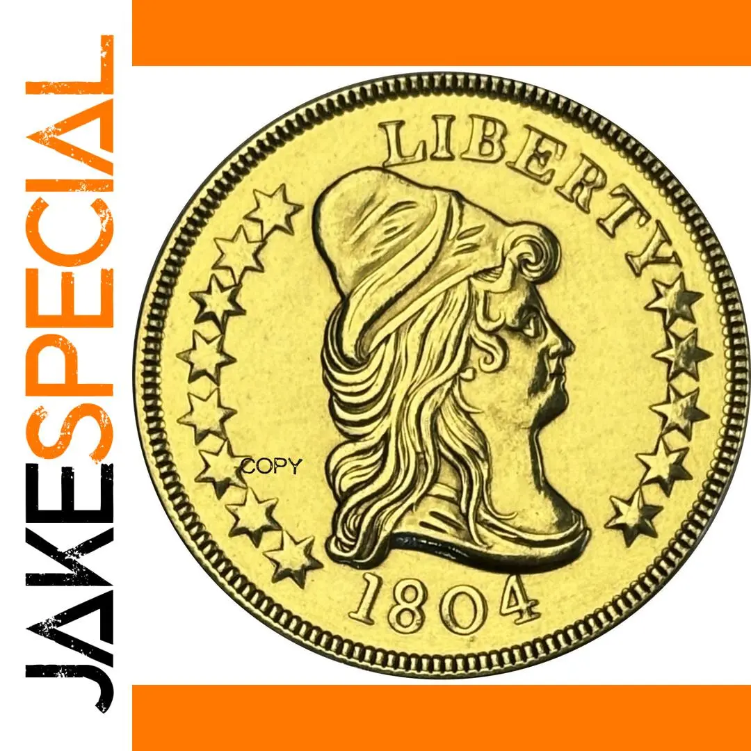 Vintage 1804 Lady Liberty Replica Coin 1 Vintage 1804 Lady Liberty Replica Coin