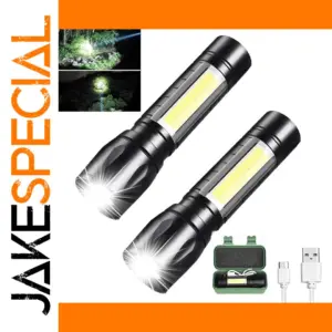 Rechargeable Mini UV LED Flashlight for Outdoors