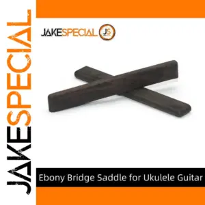 Ebony Bridge Saddles for Ukulele/Guitar Set