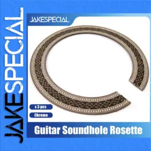 Elegant Wooden Soundhole Rosette by IFUNPLAY