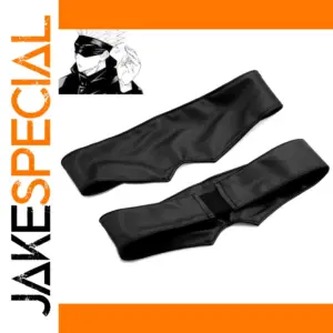 Gojo Satoru Faux Leather Blindfold for Cosplay