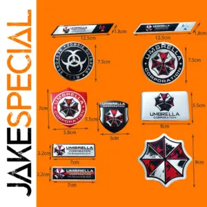 Umbrella Corporation Vehicle Decals 7.5cm Set of Two