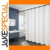 Solid White Waterproof Shower Curtain 180x200cm