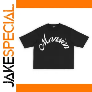 Oversized Black Cotton Streetwear T-Shirt