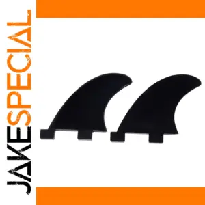 FCS GL Surfboard Fin Set - Black Fiberglass