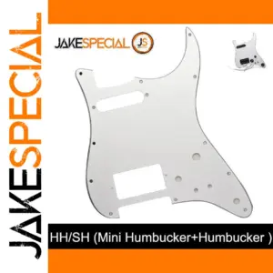 White Pickguard for SH/HH Electric Guitars
