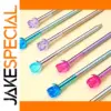 Set of 10 Crystal Rose Gel Pens in Pastel Hues
