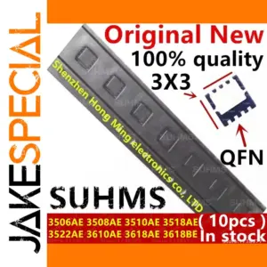 10-Pack QFN-8 Voltage Regulator Set for Electronics