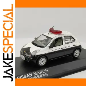 1:43 Scale Vintage Police Car Model
