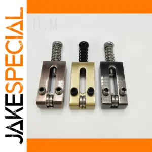 Pure Copper Electric Guitar Saddle Set in Black, Gold, Red