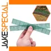 Miniature Model Railway Fence in Green ABS Plastic