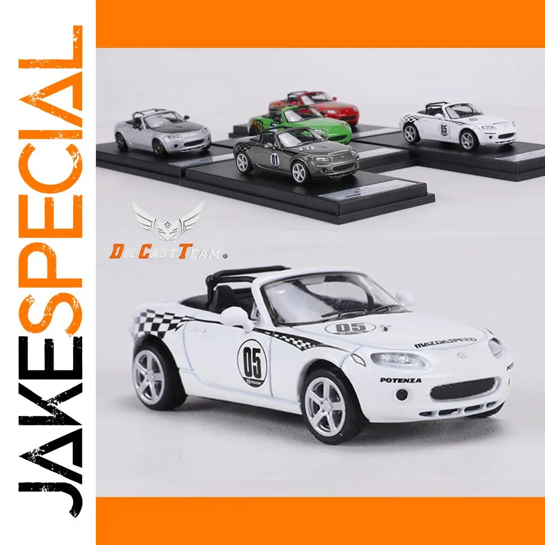 Mazda MX-5 1:64 Scale Diecast Racing Model 1 Mazda MX-5 1:64 Scale Diecast Racing Model