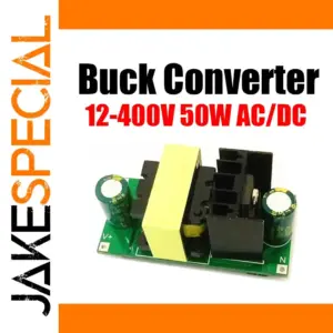 High-Power 50W DC/AC Buck Converter 24V-390V Input