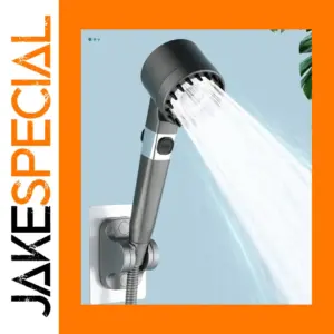 Square High-Pressure Shower Head with 3 Modes