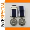 Vintage British Medal Replica with Queen Elizabeth II