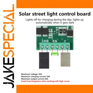 Solar Street Light Controller Board 6-45V, 10A/20A