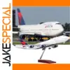 Delta B747 Diecast Model with LED or Non-LED Options