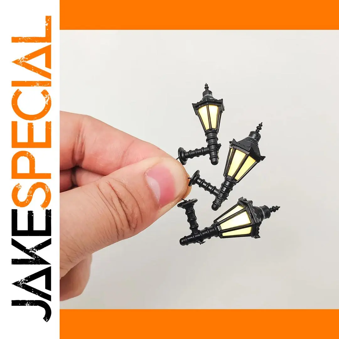 Vintage Miniature Wall Lamp Set for Dioramas 1 Vintage Miniature Wall Lamp Set for Dioramas